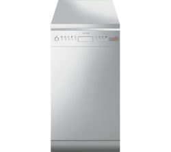 SMEG  D4SS-1 Slimline Dishwasher - Stainless Steel